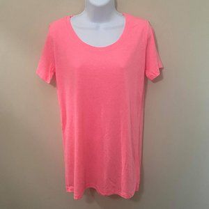 NWOT 2/$25 Zenana Neon Pink T-Shirt (S, M, L)